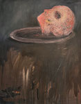 Rainer Wölzl: *Stilleben III*, 1988, Öl/Leinwand, 90 x 70 cm