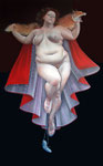 Lilli Hill: *Assunta*, 2008, Öl/Leinwand, 260 x 160 cm