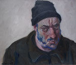 Pavel Feinstein: *Selbstporträt 2008*, 2008, Öl/Leinwand, 50 x 60 cm