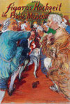Johannes Grützke: *Figaros Hochzeit im Bodemuseum*, 26.10.2011, Pastell/Papier, 125 x 85 cm (gerahmt)