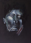 Jürgen Kramer: *Gesicht 2*, 1993, Öl/Leinwand, 40 x 30 cm