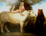 Dietmar Gross: *Europa*, 2005, Öl/Leinwand, 50 x 40 cm
