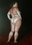 Lilli Hill: *Ohne Titel*, 2006, Öl/Leinwand, 200 x 140 cm