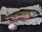 Pavel Feinstein: *N 1997*, 2015, Tempera/Hartfaser, 30 x 40 cm