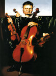 Dietmar Gross: *Quartett*, 1995, Öl/Leinwand, 82 x 60 cm