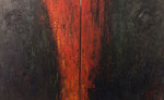Rainer Wölzl: *Ein Auge offen* (Diptychon), 1992, Öl/Leinwand, jeweils 100 x 80 cm