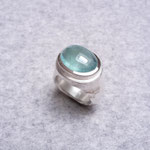 Silberring mit Aquamarin