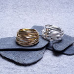 750er Goldring, Silberring 