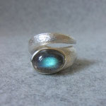 Silberring mit Labradorith