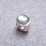 Silberring mit Aquamarin