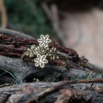 750er Gelbgoldring mit naturfarbenem Brillant (gelblich), 1250 Eur