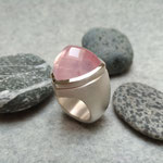 Silberring mit Rosenquarz