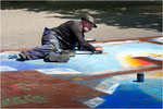 Straßenmalerei. Bildformat: 3/2