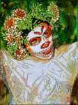The Bride (Bodas de Sangre) ©2025, Acrylic on Canvas, Dimensions 12" x 16" h 