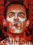 Shotgun Messenger, Portrait of Josh Brolin ©2014, Acrylic on Canvas, Dimensions 18" w x 24" h, Private Commission
