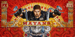 Corporate commission: MAYANS M.C. FX Networks ©2018, Acrylic on Canvas, Dimensions 96" w x 48" h