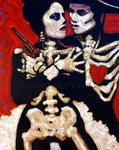 La Pistola y El Corazon  ©2015, Acrylic on Canvas, Dimensions 48" w x 60" h, Private Collection