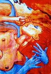 #5 Black Magic Woman Set Design Mural ©1991, Black Magic Woman Movie 1991