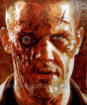 "GrindHouse: Planet Terror" ©2006, Portrait of Josh Brolin © 2013, Acrylic on Canvas, Private Commission
