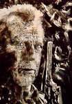 "Sin City 2: A Dame to Kill For" ©2013, Portrait of Bruce Willis © 2013, Acrylic on Canvas, Private Commission