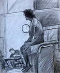 Emmanuel Study, 2003. 14 x 17 in. Pencil on paper.#03D025SL