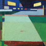 Center Field, 2006. 24 x 24 in. Acrylic paint on birch. $800 #06PA123L