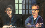 Ginny and Jim, 1990. 44 x 56 in. Oil paint on canvas. #90PA089P