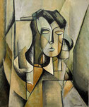 FEMALE FACE - Oil on canvas - 55x46cm - 2023
