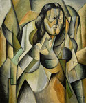 PORTRAIT OF WOMAN I - Oil on canvas - 55x46cm - 2023