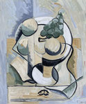 FRUITER EN BLANC - Oli sobre llenç - 55x46cm - 2022