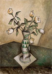 WHITE FLOWERS III - Oil on canvas - 65x45cm - 2019