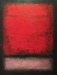 BLACK, RED AND PINK Nº6 - Oil on canvas - 116x89cm - 2016