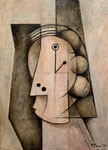 HEAD OF WOMAN II - Oil on canvas - 46x33cm - 2019
