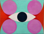 Sangaku_14, 2015, Vinyl auf Holz, ca 25 x 35 cm