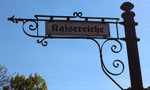 Historisches Schild "An der Kaisereiche" in Friedenau. Foto: Helga Karl