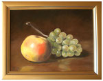 "Apfel und Traube"  30 x 40 cm