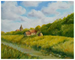 "Am Bach II"  30 x 40 cm