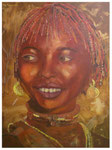"Afrikanerin II" 80 x 60 cm (verkauft)