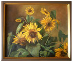 "Sonnenblumen III" nach Werner Weber  50 x 60 cm