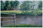 "Zehrengraben"  40 x 60 cm