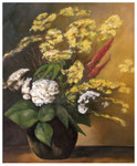 "Feldblumen" nach Werner Weber  60 x 50 cm