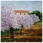 "Frühling I"  40 x 40 cm  (verkauft)