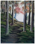 "Waldweg II"  50 x 40 cm  (verkauft)