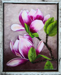 "Magnolien I" 24 x 30 cm
