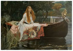 "The Lady of Shalott" nach William Waterhouse 70 x 100 cm