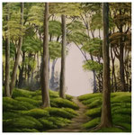 "Waldweg I"  50 x 50 cm  (verkauft)