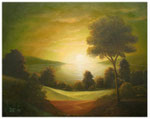 "Sonnenaufgang"  33 x 41 cm