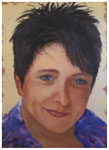 "Ivonne"  70 x 50 cm (Auftragsarbeit)