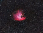 >> 9'500 Lichtjahre - Emissionsnebel NGC281  "Pacman-Nebel"; enthält kompakte Bok-Globulen