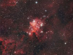 Das Herz des Herznebels mit Sternhaufen Melotte 15.